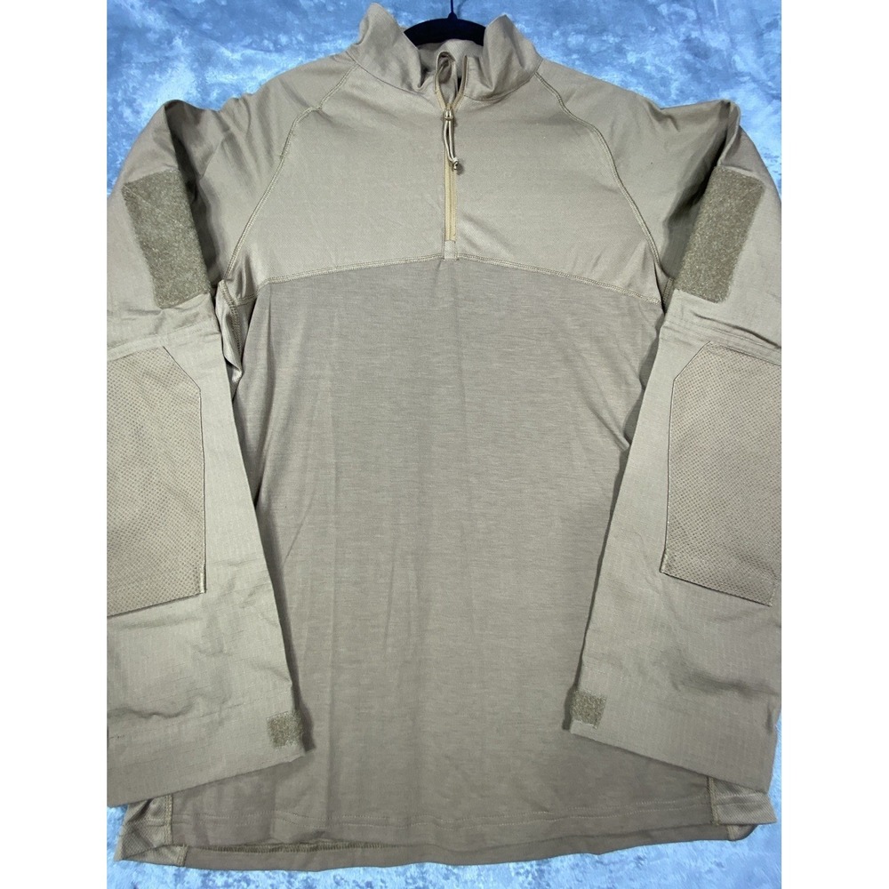 Condor Tactical Shirt Mens M Olive Green Combat Long Sleeve 1/4 Zip Ripstop